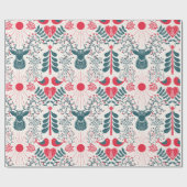 Reindeer Geschenkpapier (Flach)