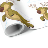 Reindeer Geschenkpapier (Rolleneckpunkt)