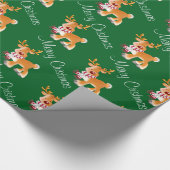 Reindeer Geschenkpapier (Ecke)