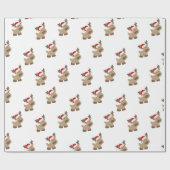 Reindeer gift wrap geschenkpapier (Flach)