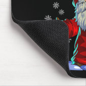 Reindeer Gnome Shirt Men Women Buffalo Plaid Red C Mousepad (Ecke)