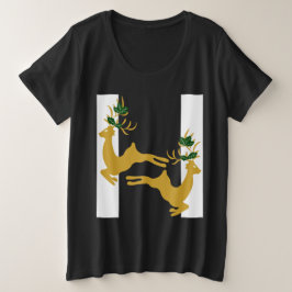 Reindeer Große Größe T-Shirt