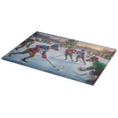Reindeer Hockey, Cutting Board Schneidebrett (Ecke)