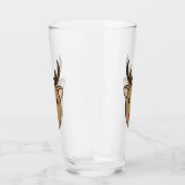 Reindeer Holiday Glass Tumbler (Rechts)