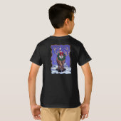 Reindeer Holiday T-Shirt (Schwarz voll)