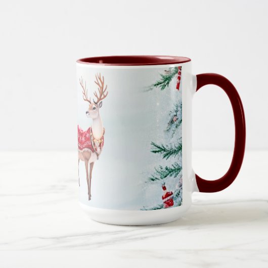 Reindeer Holiday Tasse (Rechts)