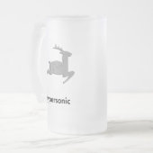 Reindeer Hypersonic Mattglas Bierglas (Vorderseite Links)