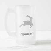 Reindeer Hypersonic Mattglas Bierglas (Links)