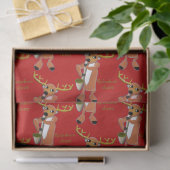 Reindeer Jazz Wrapping Paper Seidenpapier (Geschenk)