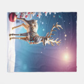 Reindeer Jewels Fleece Blanket (Vorderseite (Horizontal))
