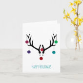 Reindeer Karte (Gelbe Blume)