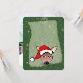Reindeer Karte (Vorderseite/Rückseite Beispiel)