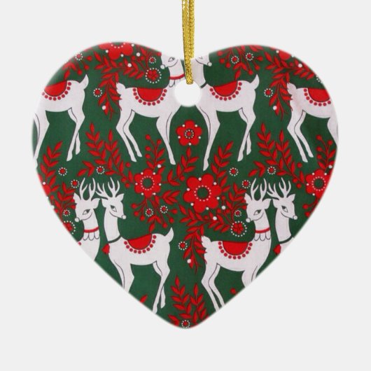 Reindeer Keramik Ornament (Vorne)