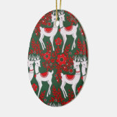 Reindeer Keramik Ornament (Links)