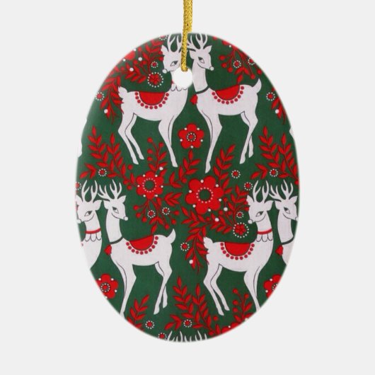 Reindeer Keramik Ornament (Vorne)