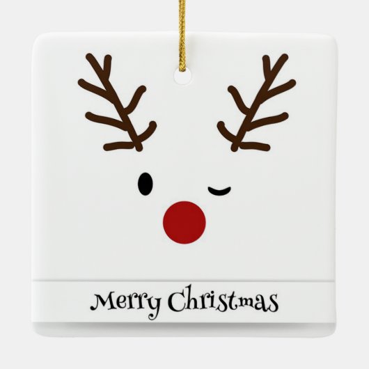 Reindeer Keramikornament (Rückseite)