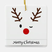 Reindeer Keramikornament (Vorderseite)