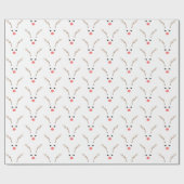 Reindeer Kid's Wrapping Paper Geschenkpapier (Flach)