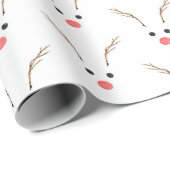 Reindeer Kid's Wrapping Paper Geschenkpapier (Rolleneckpunkt)