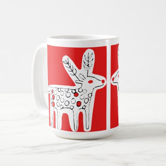 Reindeer Kiss R Tasse (Vorderseite Links)