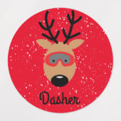 Reindeer Labels Etiketten (Design 2)