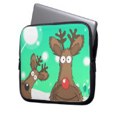 Reindeer Laptopschutzhülle (Vorderseite Links)
