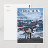 Reindeer Longyearbyen Svalbard Norwegen Postkarte (Vorne/Hinten)