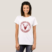 Reindeer Mail Postage Stamp T-Shirt (Vorne ganz)