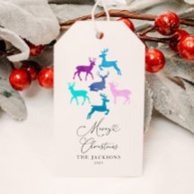 Reindeer Merry Christmas Candy Pastel