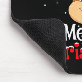 Reindeer Merry Christmas Family Men Women Kids Xma Mousepad (Ecke)