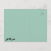 Reindeer Merry Everything Feiertagspostkarte (Rückseite)