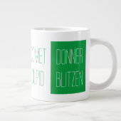 REINDEER NAMES Big White Tasse (Rechts)