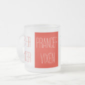 REINDEER NAMES MATTIERTE TASSE (Vorderseite Links)