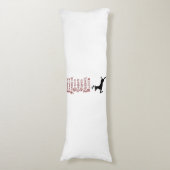 Reindeer Names Rudolph, Comet, Blixen Reindeer Seitenschläferkissen (Vorderseite Vertikal)