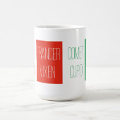 REINDEER NAMES Tall White Tasse (Mittel)