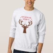 Reindeer Noel Emblem Sweatshirt (Vorderseite)