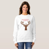 Reindeer Noel Emblem Sweatshirt (Vorne ganz)