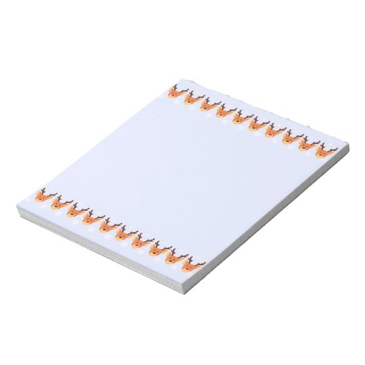 Reindeer Notizblock (Rotiert)