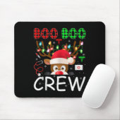 Reindeer Nurse Christmas Scrub Tops Boo Crew Nurse Mousepad (Mit Mouse)