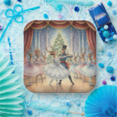 Reindeer Nutcracker Ballet, Paper Plates Pappteller (Party)
