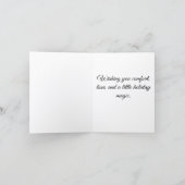 Reindeer Original Painting Holiday Card Karte (Innenseite)