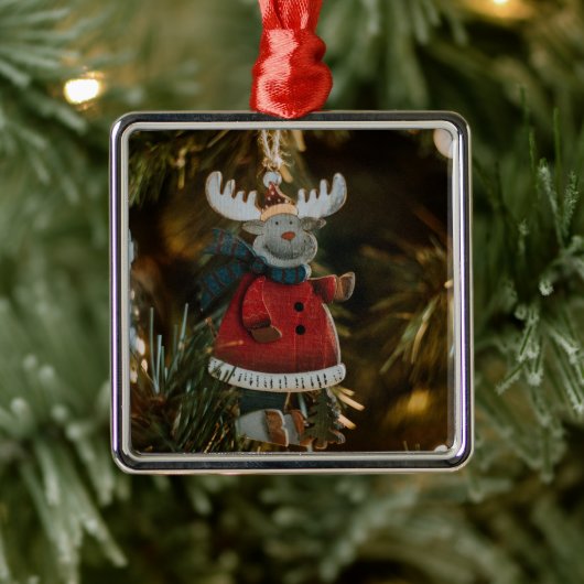 Reindeer Ornament Christmas Aus Metall (Baum)