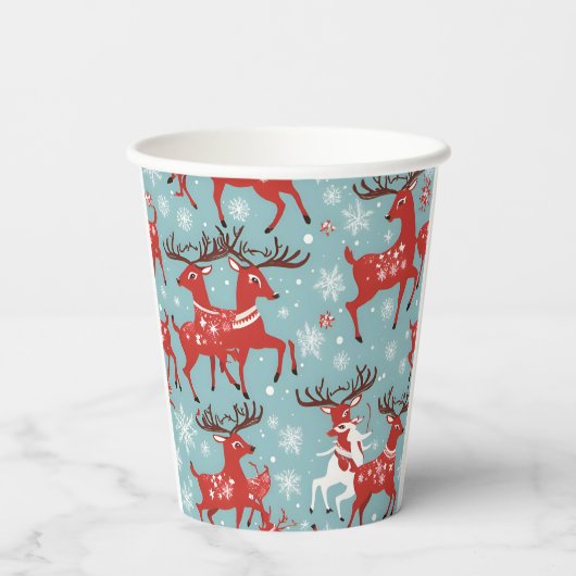 Reindeer Pappbecher (Rückseite)
