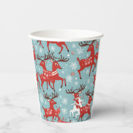 Reindeer Pappbecher