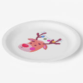 Reindeer Pappteller (Schrägansicht)