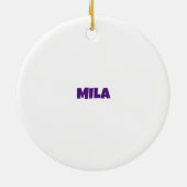 Reindeer Paterna Christmas Keramik Ornament (Hinten)