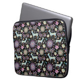 Reindeer Paterna Christmas Laptopschutzhülle (Vorderseite Links)