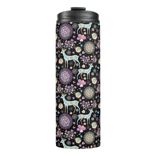 Reindeer Paterna Christmas Thermosbecher (Vorderseite)