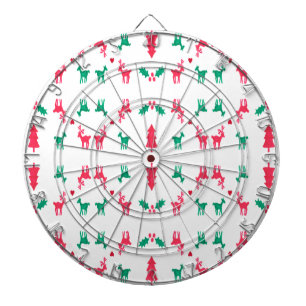 REINDEER PATTERN DARTSCHEIBE