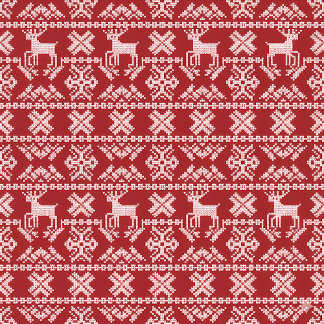 Reindeer Pattern Kissen